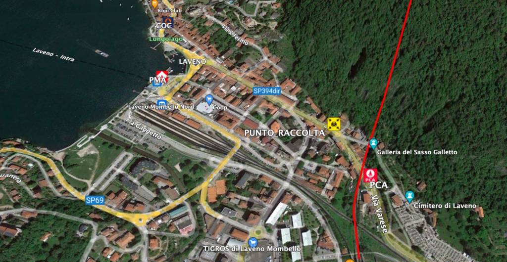 Laveno Mombello - Esercitazione galleria