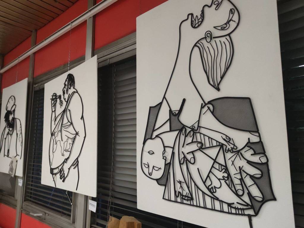 Le opere in Ferro di Dodo Menotti in mostra alla Soara di Angera 