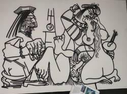 Le opere in Ferro di Dodo Menotti in mostra alla Soara di Angera