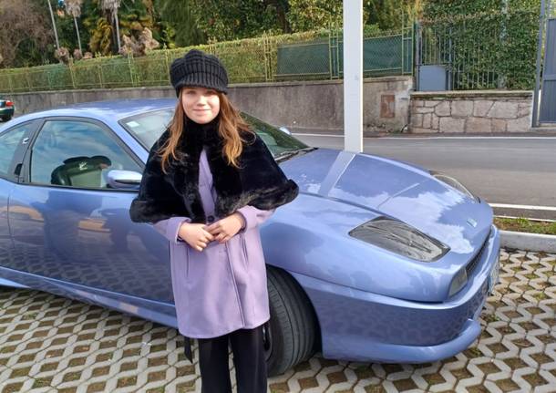 Il raduno delle Fiat coupé al molo di Ranco