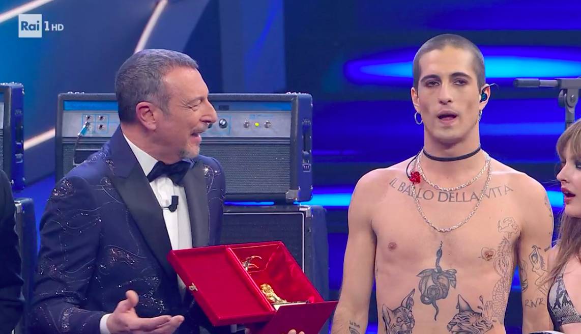 A Sanremo 2023 il concerto dei Maneskin