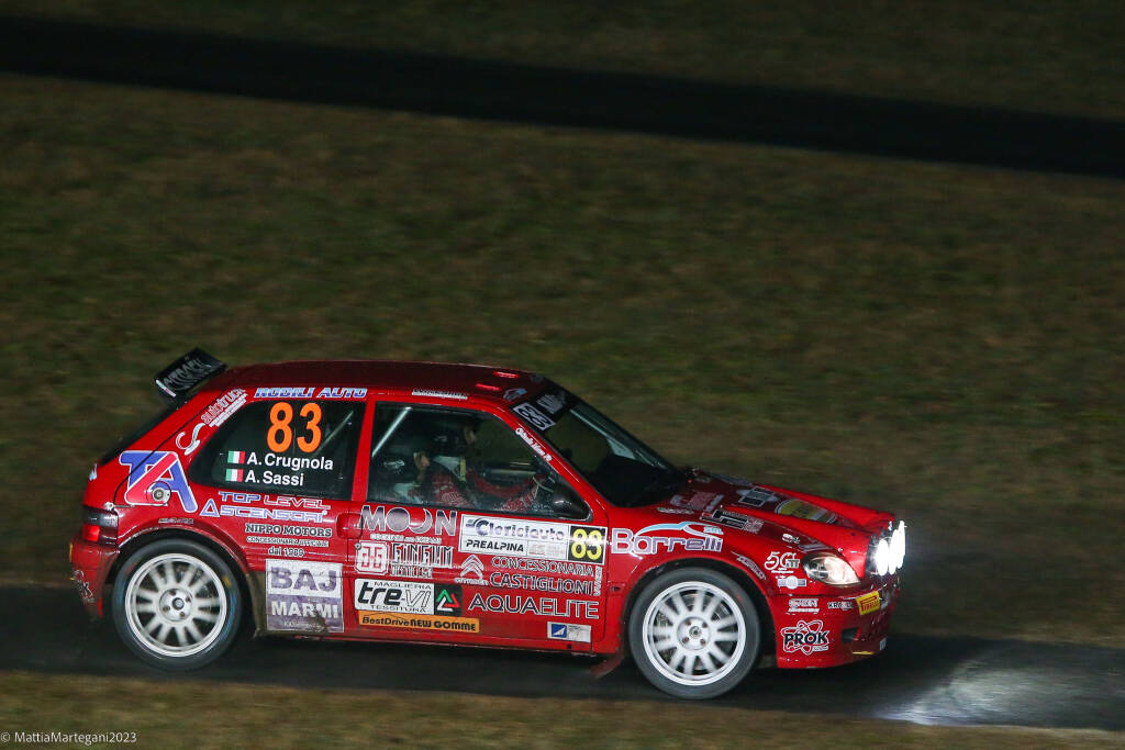 Rally dei Laghi 2023 - La PS1 all\'ippodromo di Varese