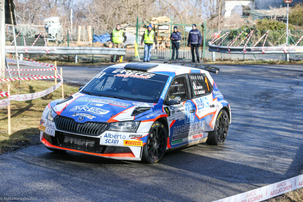 Rally dei Laghi 2023 - La PS4 sul Cuvignone