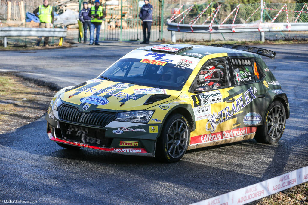 Rally dei Laghi 2023 - La PS4 sul Cuvignone