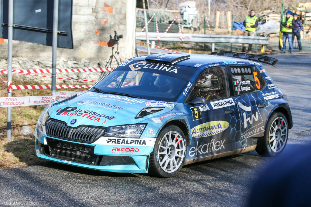 Rally dei Laghi 2023 - La PS4 sul Cuvignone