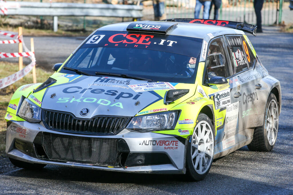 Rally dei Laghi 2023 - La PS4 sul Cuvignone