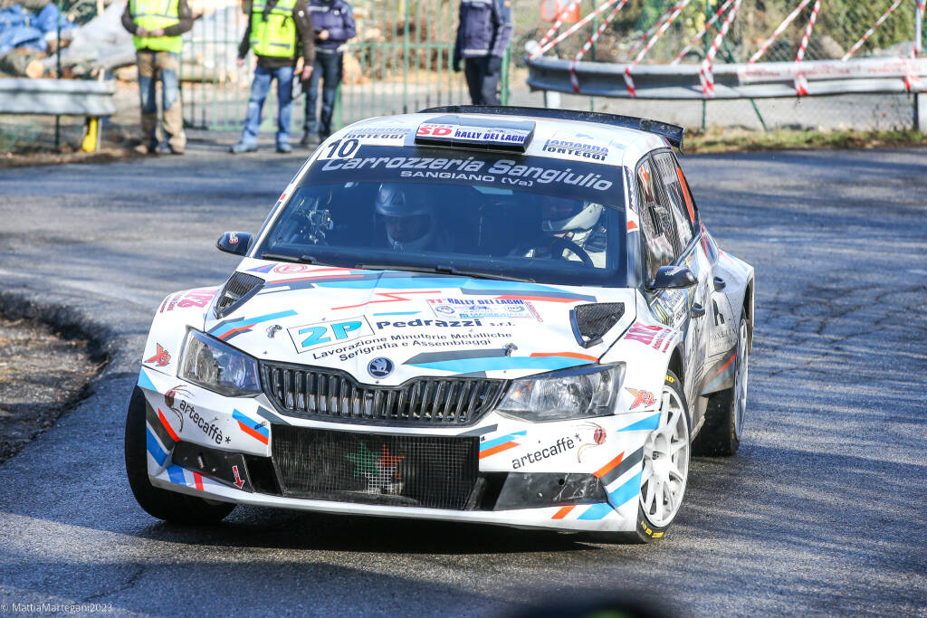 Rally dei Laghi 2023 - La PS4 sul Cuvignone