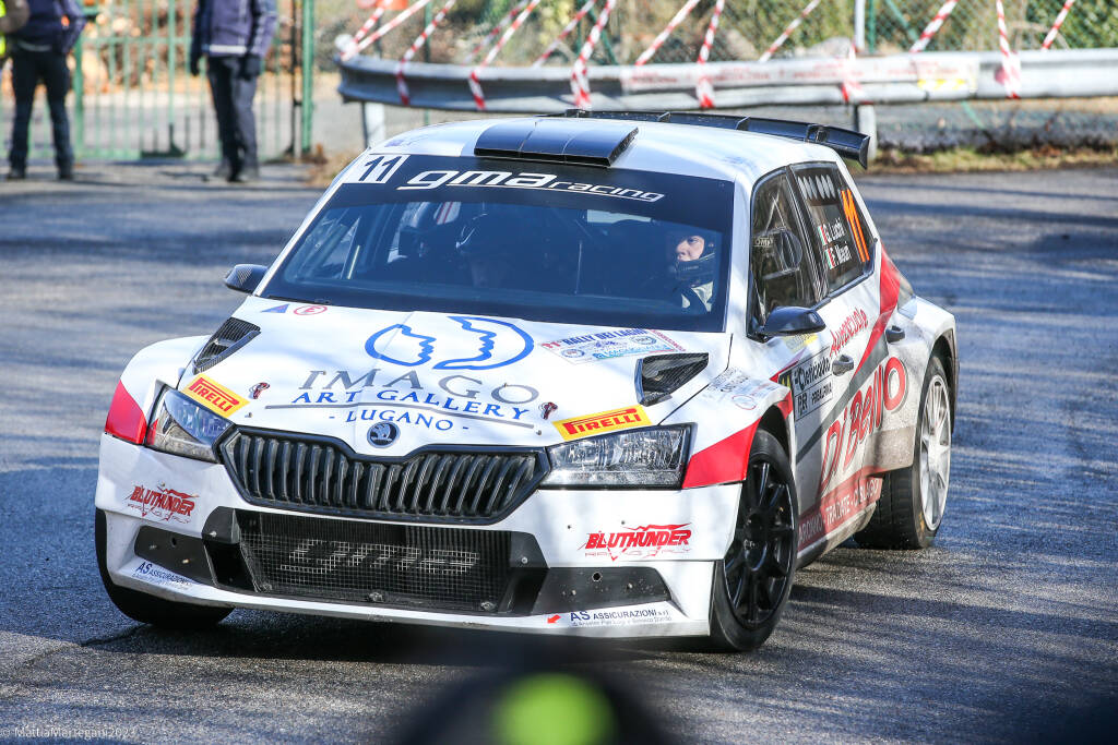 Rally dei Laghi 2023 - La PS4 sul Cuvignone