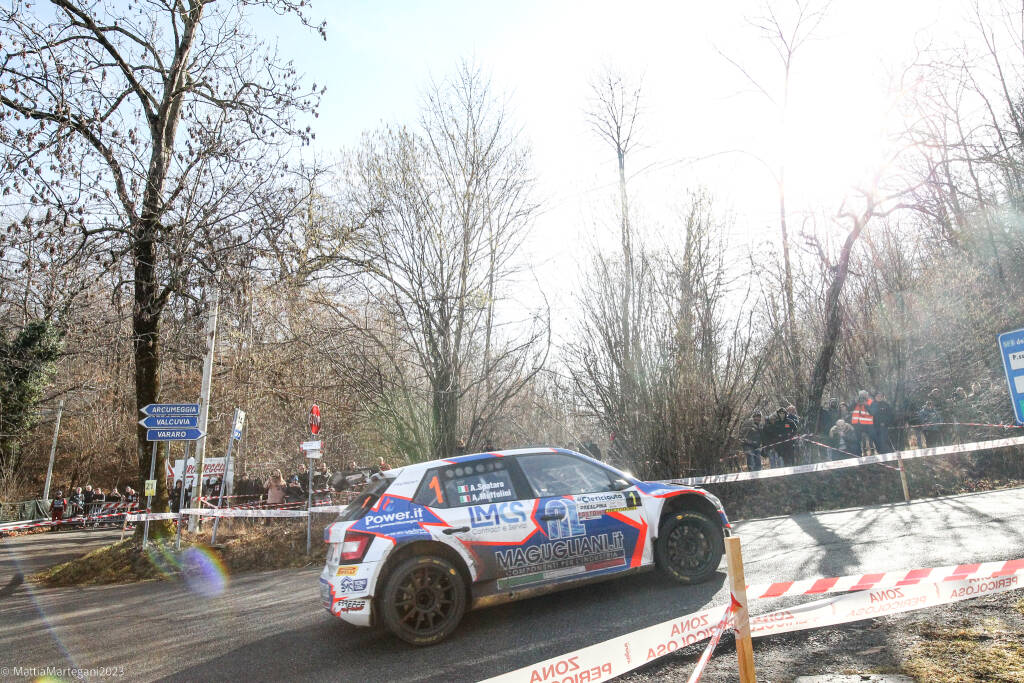 Rally dei Laghi 2023 - La PS4 sul Cuvignone