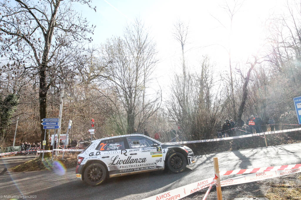 Rally dei Laghi 2023 - La PS4 sul Cuvignone