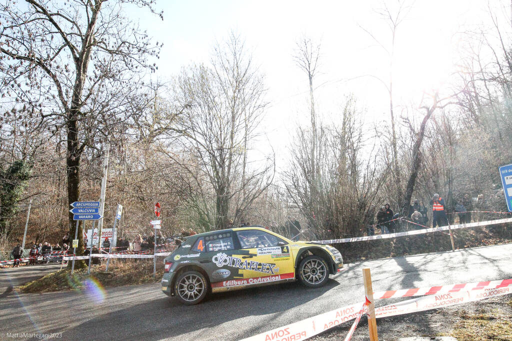 Rally dei Laghi 2023 - La PS4 sul Cuvignone