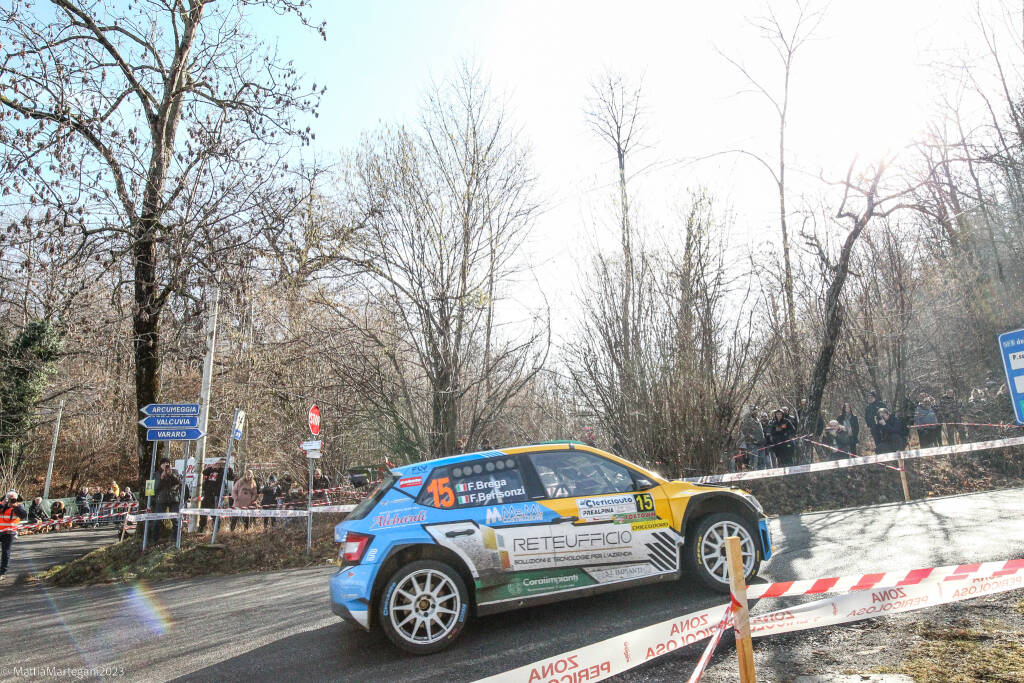 Rally dei Laghi 2023 - La PS4 sul Cuvignone