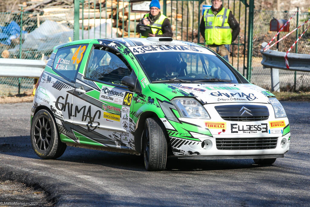 Rally dei Laghi 2023 - La PS4 sul Cuvignone