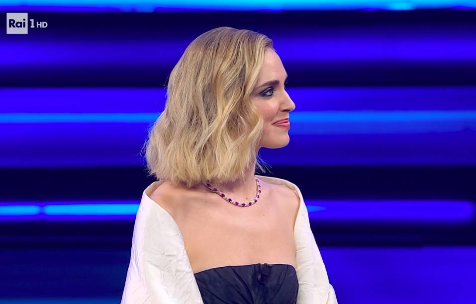 Chiara Ferragni a sanremo 2023