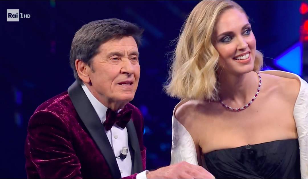 Chiara Ferragni a sanremo 2023