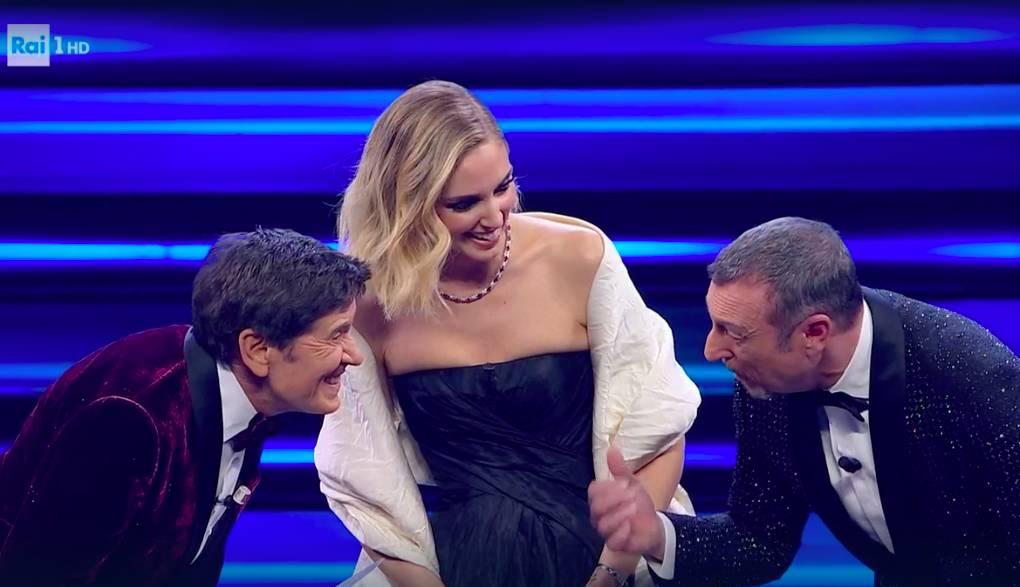 Chiara Ferragni a sanremo 2023