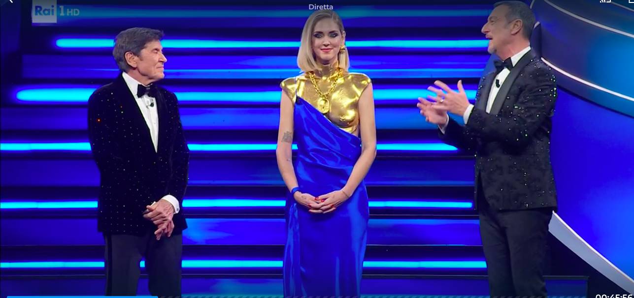 Chiara Ferragni e i vestiti della finale