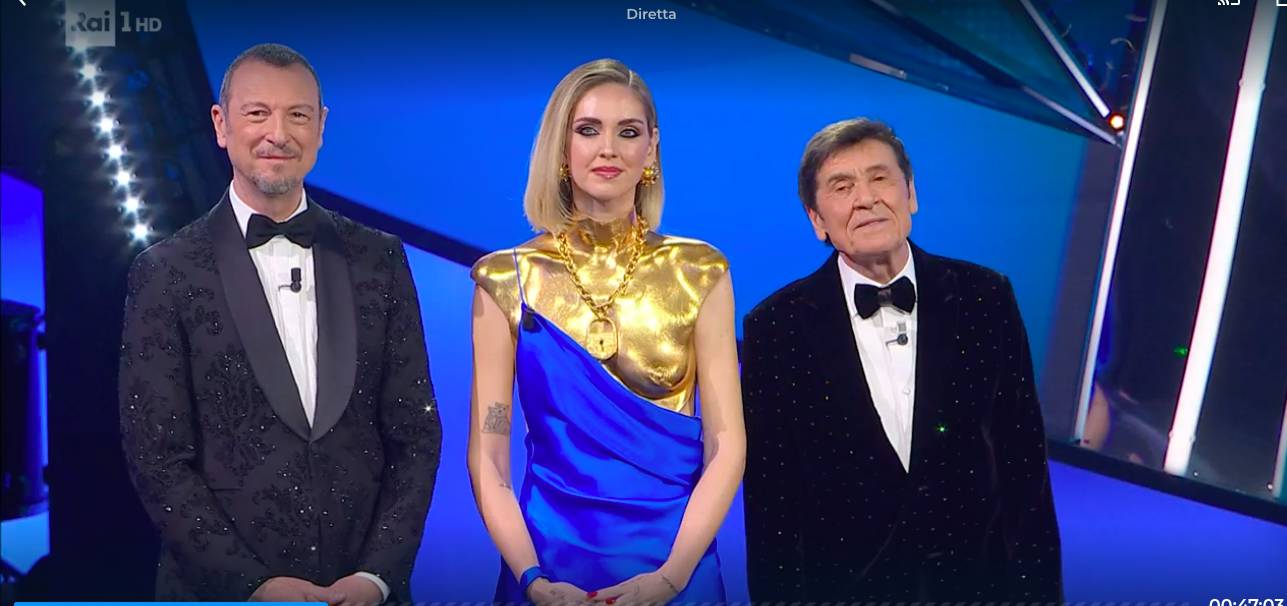 Chiara Ferragni e i vestiti della finale