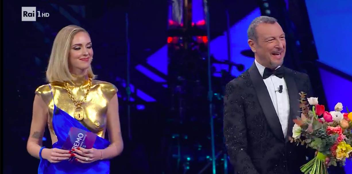 Chiara Ferragni e i vestiti della finale