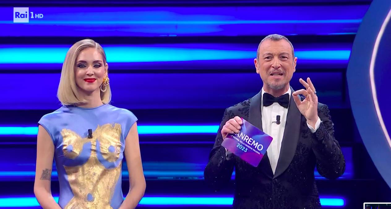 Chiara Ferragni e i vestiti della finale