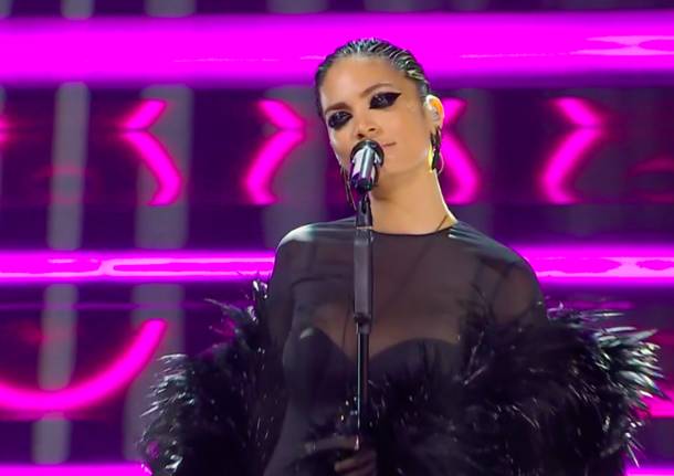 In gara a Sanremo la sexy Elodie