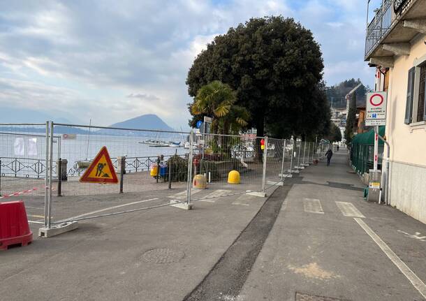 Laveno Mombello, i cantieri da Viale De Angelis al borgo storico