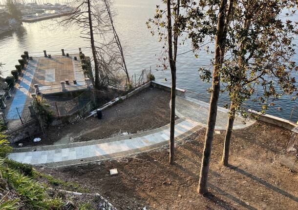 Laveno Mombello, i cantieri da Viale De Angelis al borgo storico 