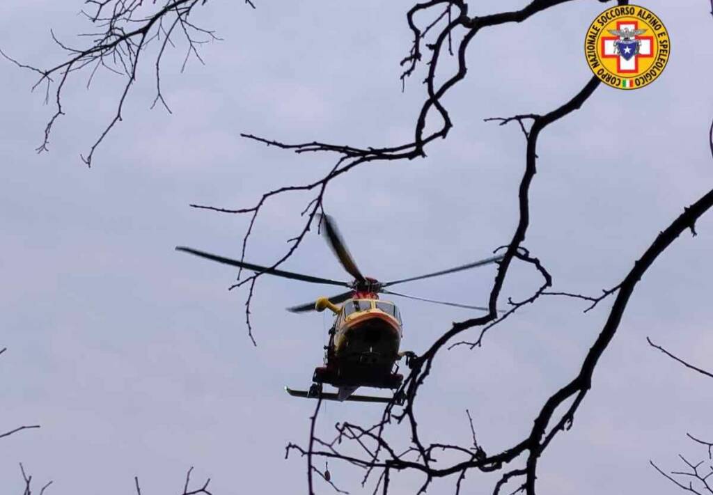 Leggiuno - Soccorso alpino al Sasso Ballaro