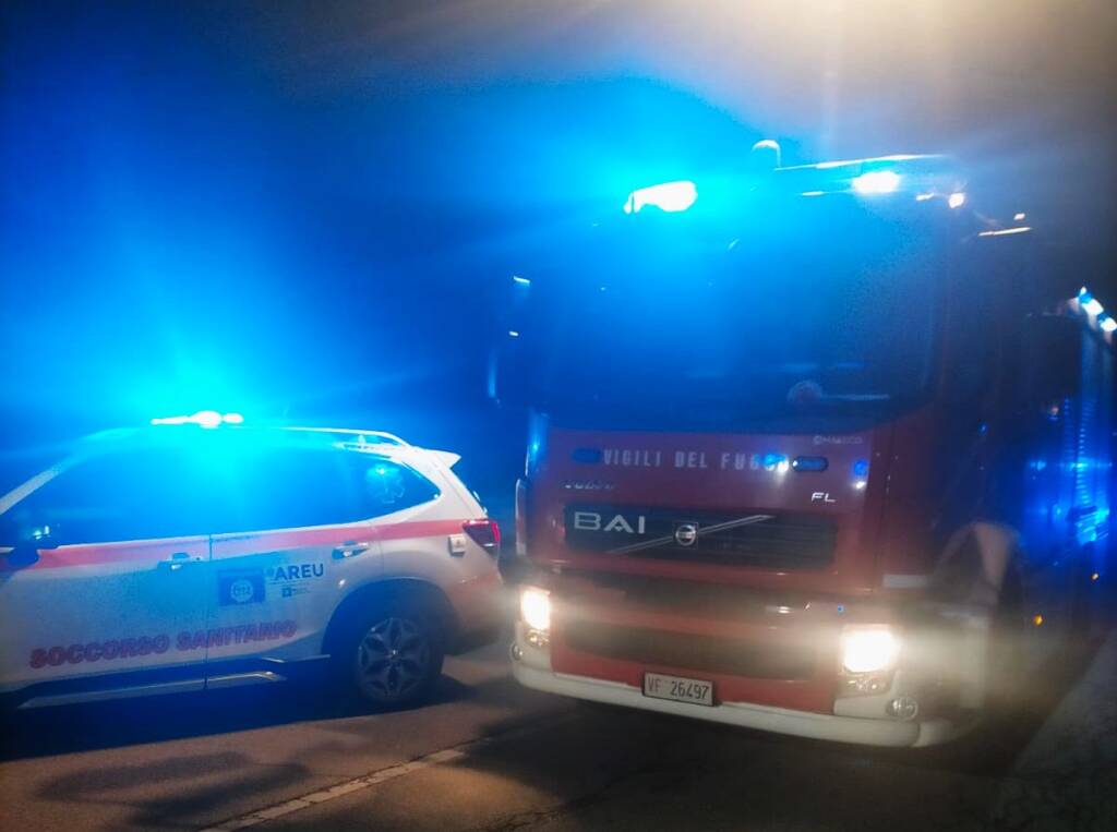 Luino - Incidente stradale via Lugano