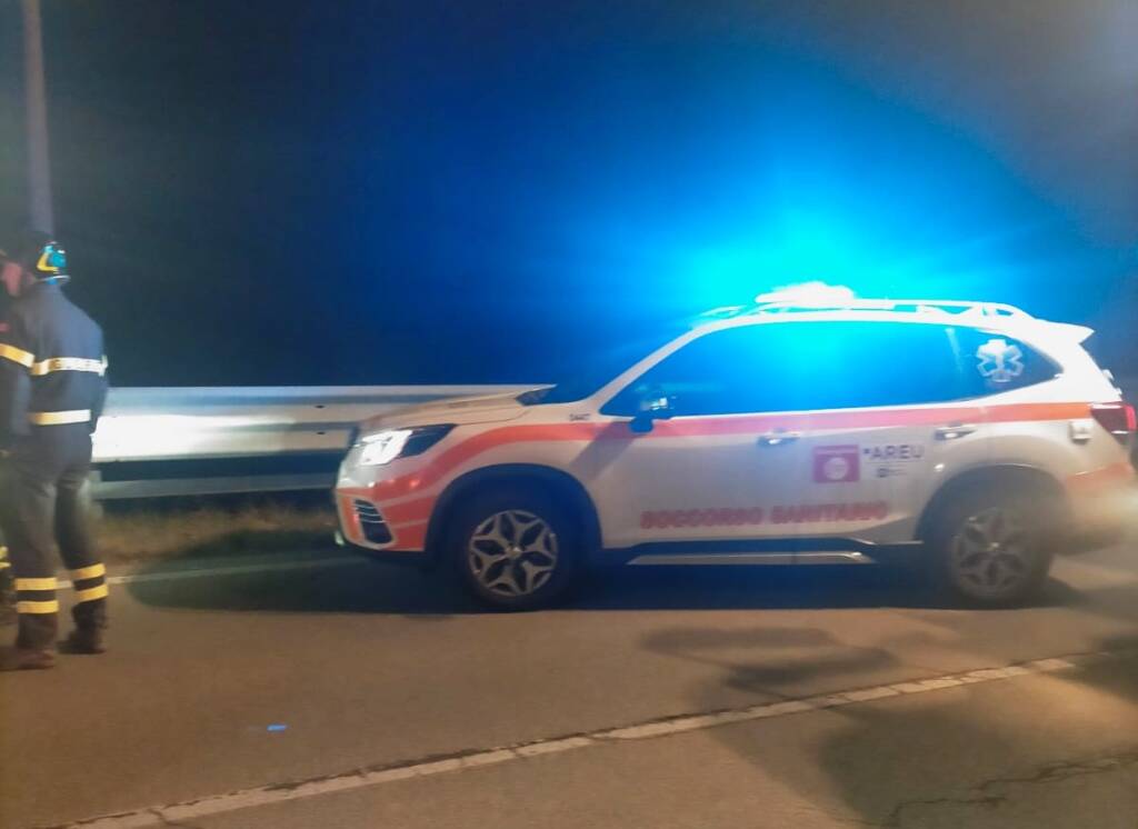 Luino - Incidente stradale via Lugano