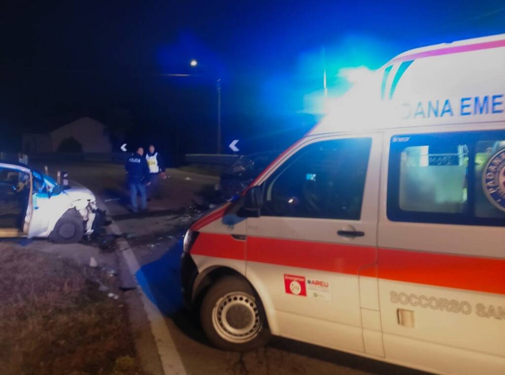 Luino - Incidente stradale via Lugano