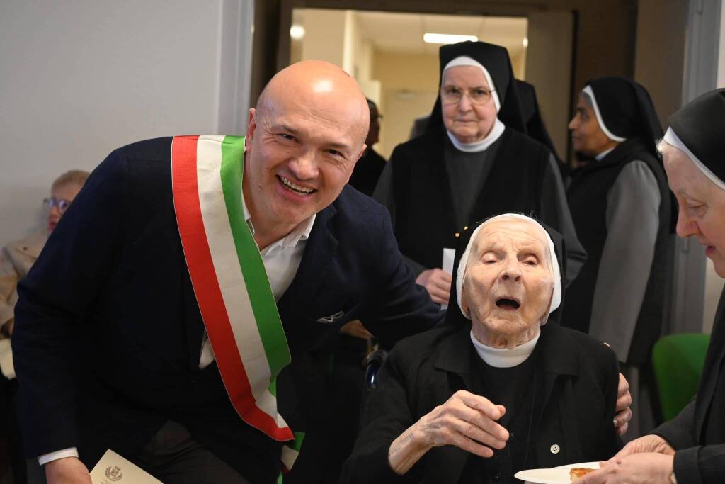I 100 anni di Suor Adriana a Besozzo 