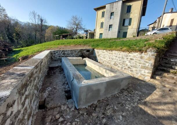 Il lavatoio di Leggiuno restaurato 