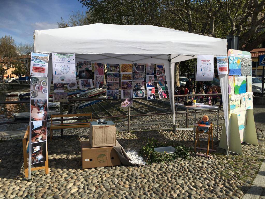 La giornata mondiale della Terra dei bambini dell'Asilo di Laveno