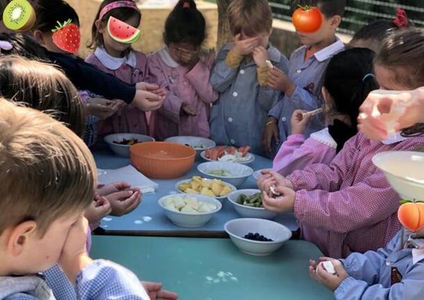 Alla Scuola dell'infanzia di Cadrezzate con Osmate si impara ad amare frutta e verdura