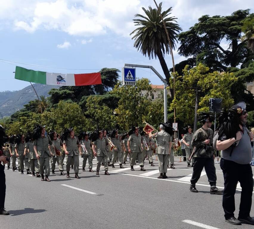 bersaglieri del Varesotto al raduno di La Spezia
