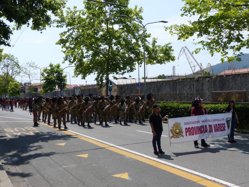 bersaglieri del Varesotto al raduno di La Spezia