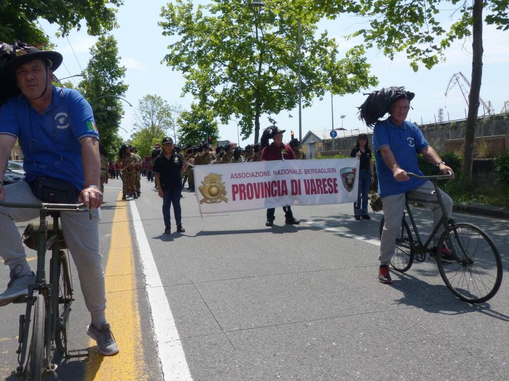 bersaglieri del Varesotto al raduno di La Spezia