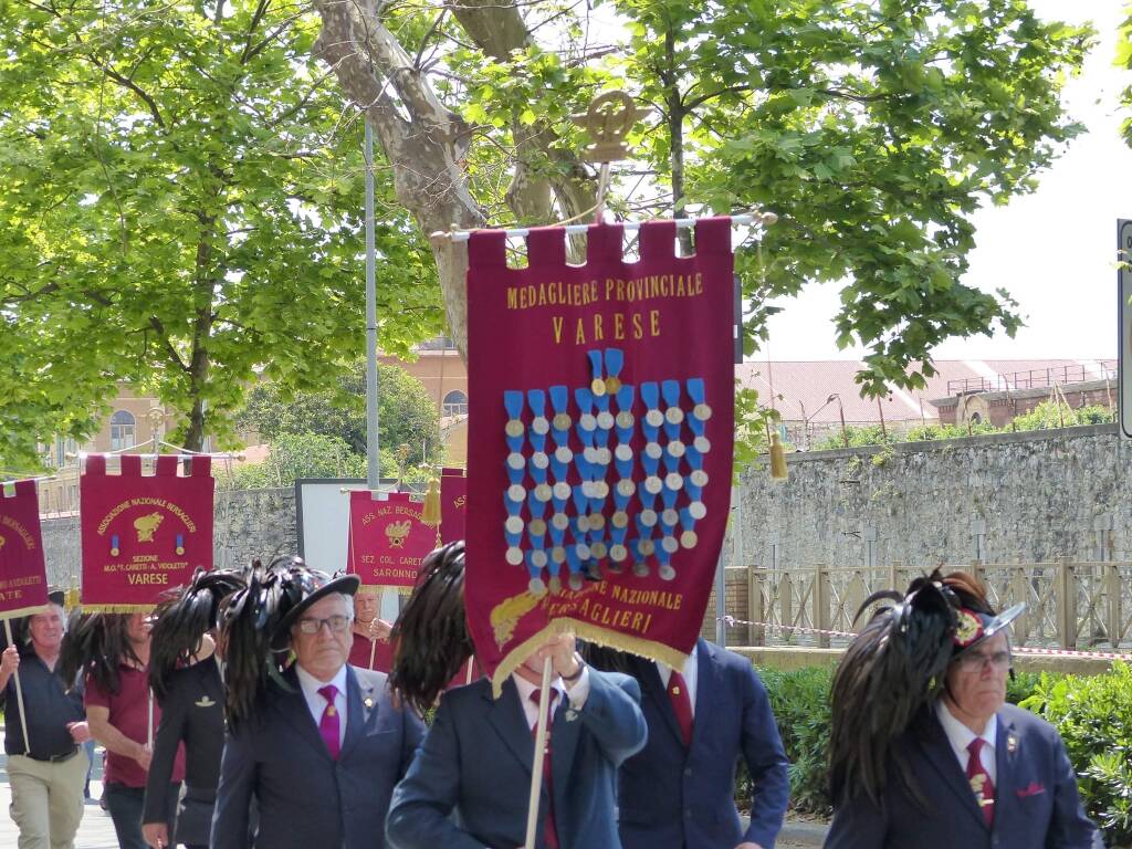 bersaglieri del Varesotto al raduno di La Spezia