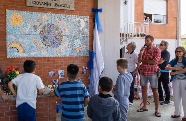 Il mosaico della scuola \"Pascoli\" di Besozzo