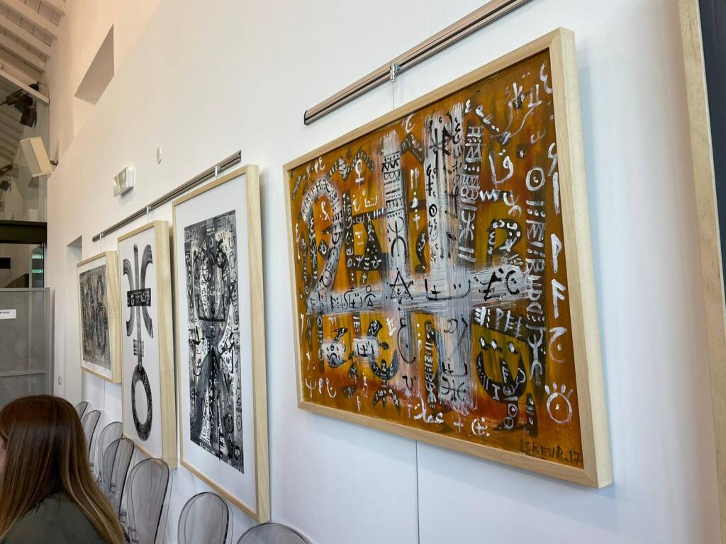 Inaugurazione mostra Massinissa Askeur