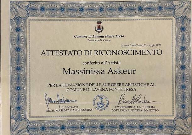 Inaugurazione mostra Massinissa Askeur