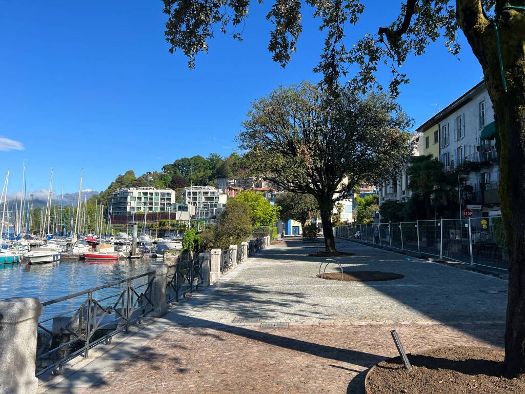 Laveno Mombello maggio 2023, i cantieri 
