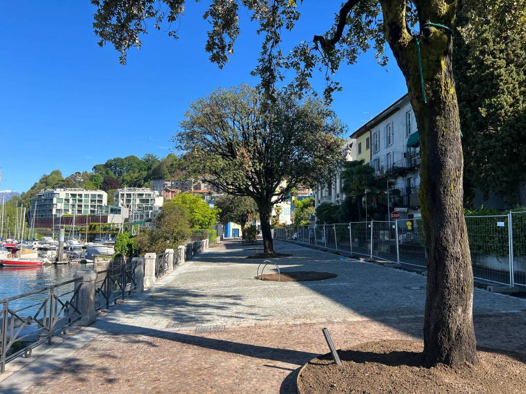 Laveno Mombello maggio 2023, i cantieri 
