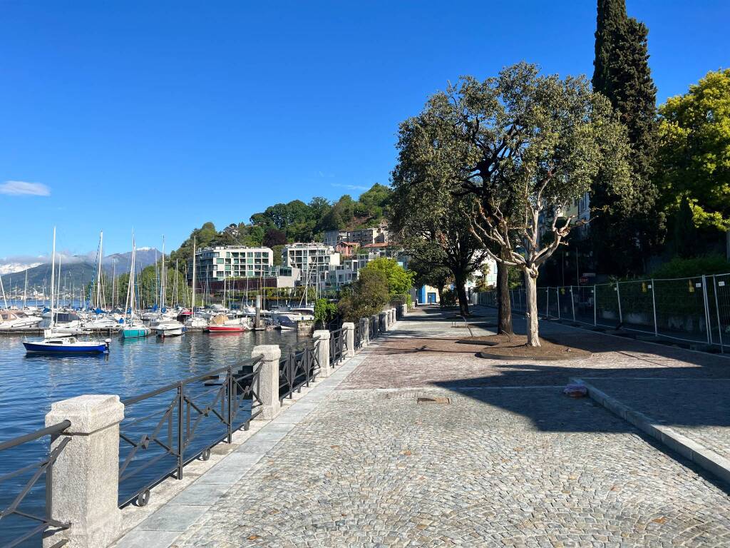 Laveno Mombello maggio 2023, i cantieri 