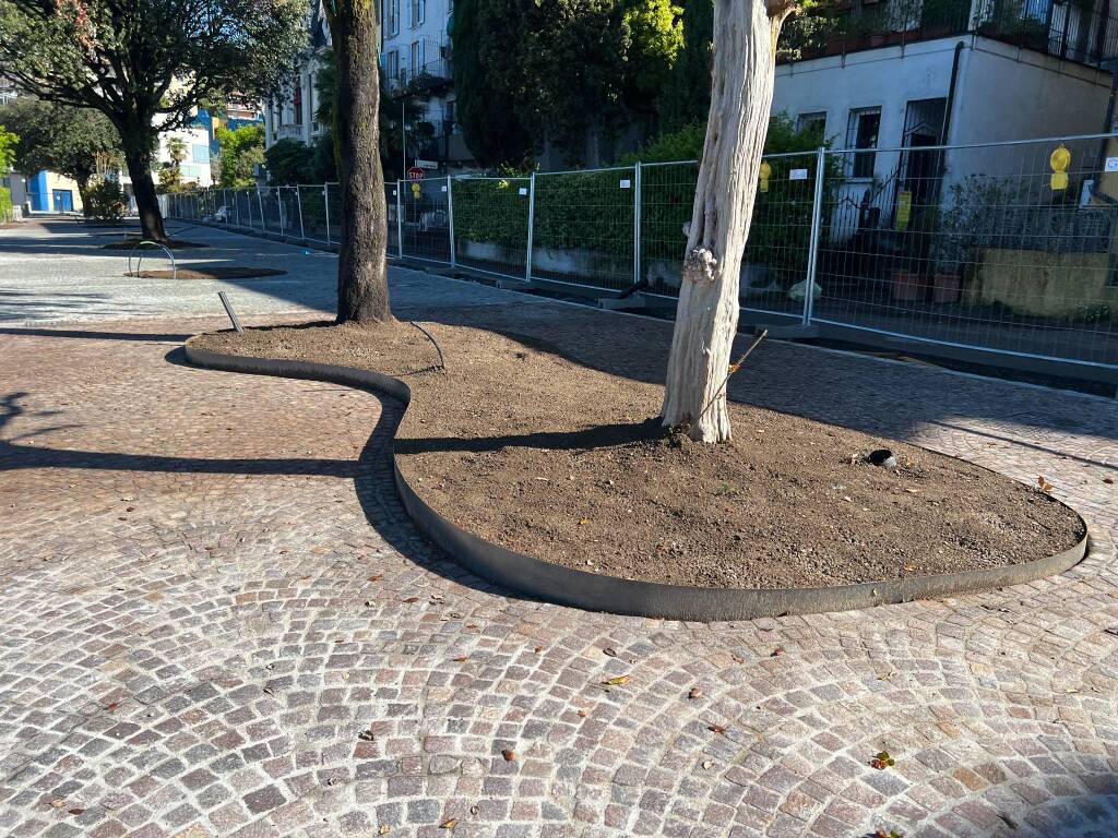 Laveno Mombello maggio 2023, i cantieri 