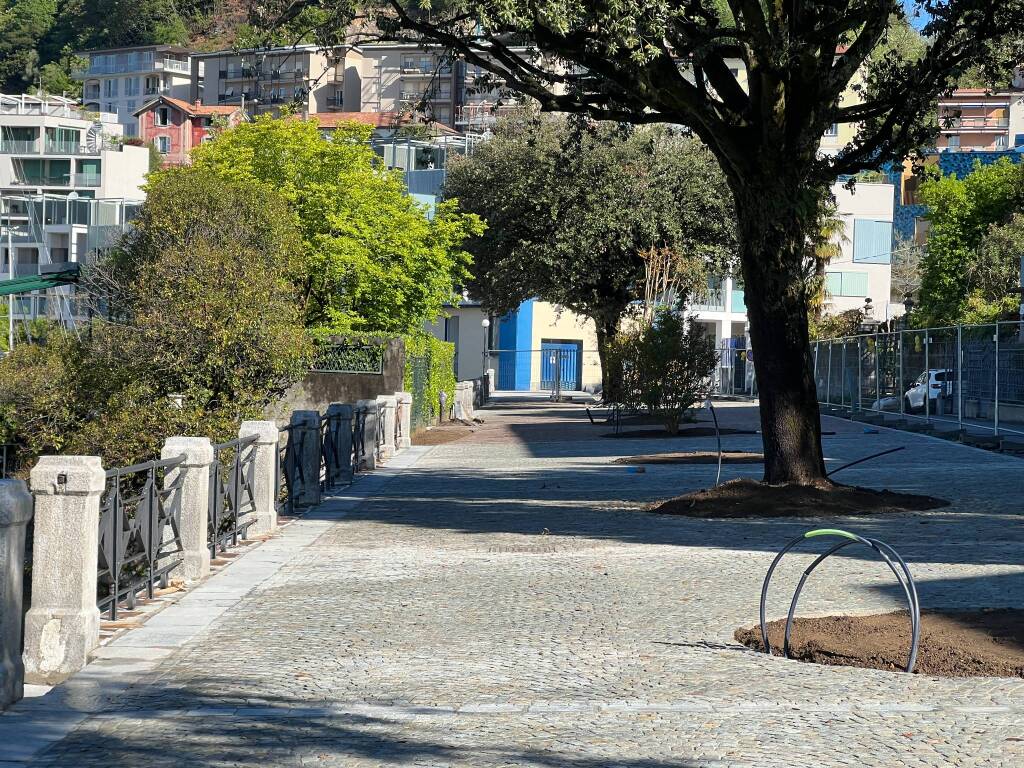 Laveno Mombello maggio 2023, i cantieri 