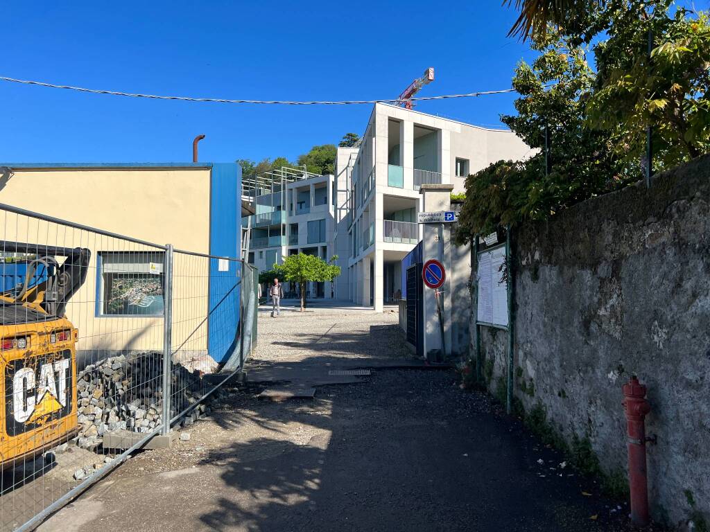 Laveno Mombello maggio 2023, i cantieri 