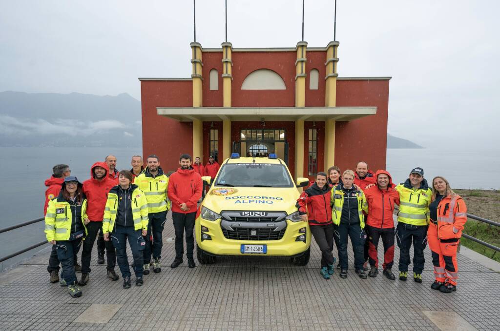 Nuovo mezzo pick-up in dotazione al Soccorso alpino e speleologico lombardo