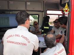 Vigili del Fuoco a Lisanza di Sesto Calende 